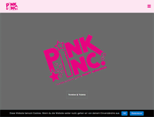 Tablet Screenshot of pinkinc.de